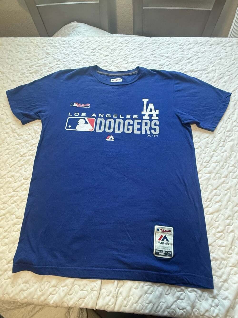 Majestic Los Angeles Dodgers T-Shirt Size M Blue